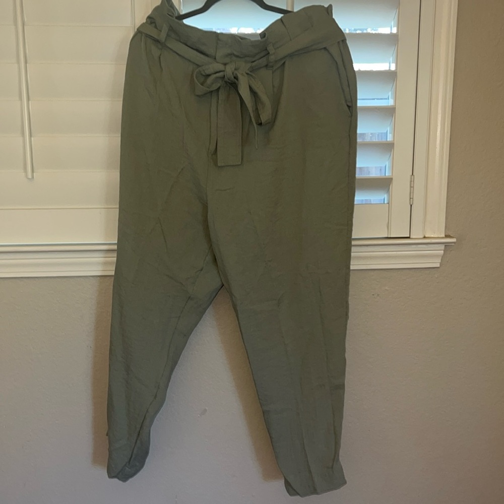 Green slacks
